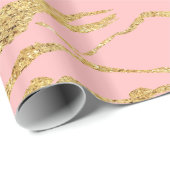 Moderne marmer met faux goud cadeaupapier (Rol Hoek)