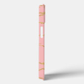 Moderne marmer met faux goud Case-Mate iPhone case (Achterkant / Rechts)