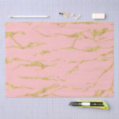 Moderne marmer met faux goud tissuepapier (Craft)