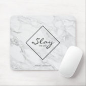 Moderne marmer muismat (Met muis)