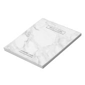 Moderne marmer notitieblok (Linkerzijde)
