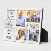 Moderne marmer Photo Collage Memorial Keepslag Fotoplaat (Zijkant)