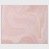 Moderne marmer Pink Gold Glitter Achtergrond Cadeaupapier (Vlak)