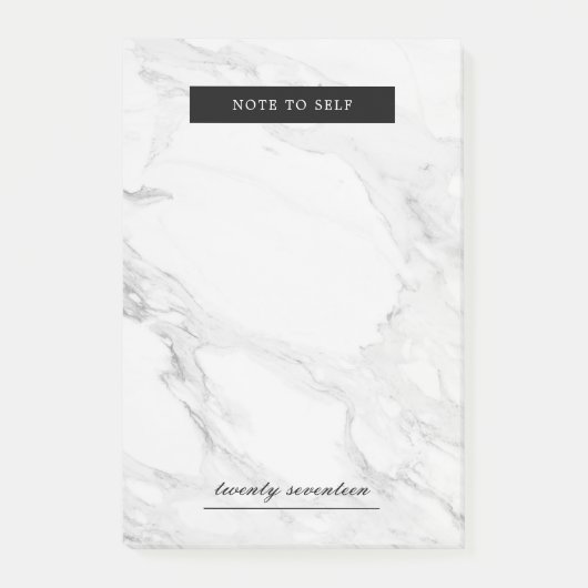 Moderne marmer post-it® notes (Voorkant)