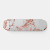 Moderne marmer Roos Gold Glitter Persoonlijk Skateboard (Horizontaal)