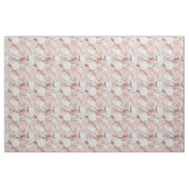 Moderne marmer Roos Gold Glitter Stof (Fat Quarter)