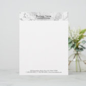 Moderne marmer Stone Texture Professional Briefhoofd Ontwerp (Staand voorkant)