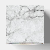 Moderne marmeren bruiloft gunst doos bedankdoosjes (Bovenkant)