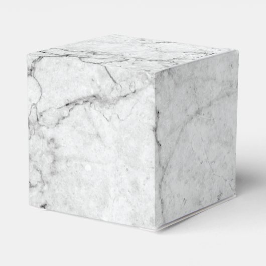 Moderne marmeren bruiloft gunst doos bedankdoosjes (Achterkant)