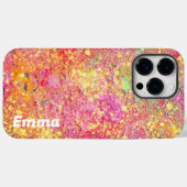 Moderne Marmeren Glitter Sparkles Gepersonaliseerd Case-Mate iPhone Case (Achterkant (horizontaal))