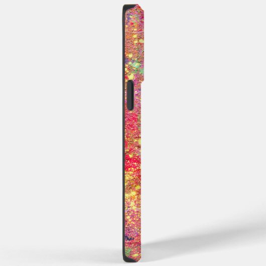 Moderne Marmeren Glitter Sparkles Gepersonaliseerd Case-Mate iPhone Case (Achterkant / Rechts)