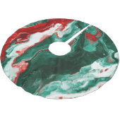 Moderne marmeren kerstboomrok kerstboom rok (Gekanteld)