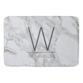 Moderne marmeren monogram badkamer decor badmat (Voorkant)