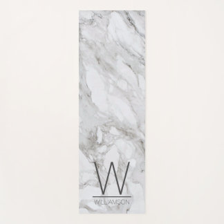 Moderne Marmeren Monogrammed fitnessruimte Yogamat