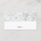 Moderne marmeren plaatskaarten - plat plaatskaartje (Voorkant)