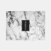 Moderne marmeren steen fleece deken (Voorkant (Horizontaal))