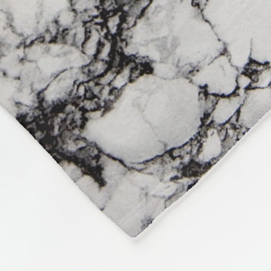 Moderne marmeren steen fleece deken (Hoek)