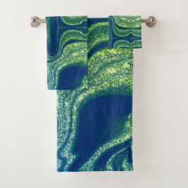 Moderne marmerpatronen in de abstracte marmer bad handdoek