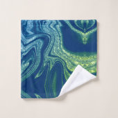 Moderne marmerpatronen in de abstracte marmer bad handdoek (Wasdoekje)