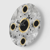 Moderne marmerwandklokken grote klok (Hoek)