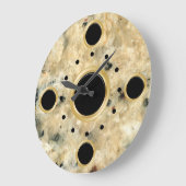 Moderne marmerwandklokken grote klok (Hoek)