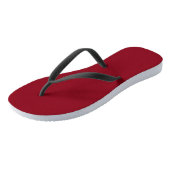 Moderne maroon teenslippers (Schuin)