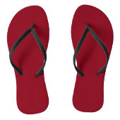 Moderne maroon teenslippers (Voetbed)