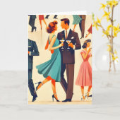 Moderne Martini's uit het midden van de eeuw bij d Kaart (Gele Bloem)