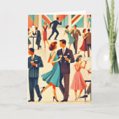 Moderne Martini's uit het midden van de eeuw bij d Kaart (Voorkant)