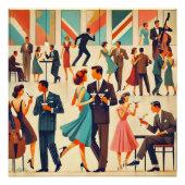 Moderne Martini's uit het midden van de eeuw bij d Perfect Poster (Voorkant)