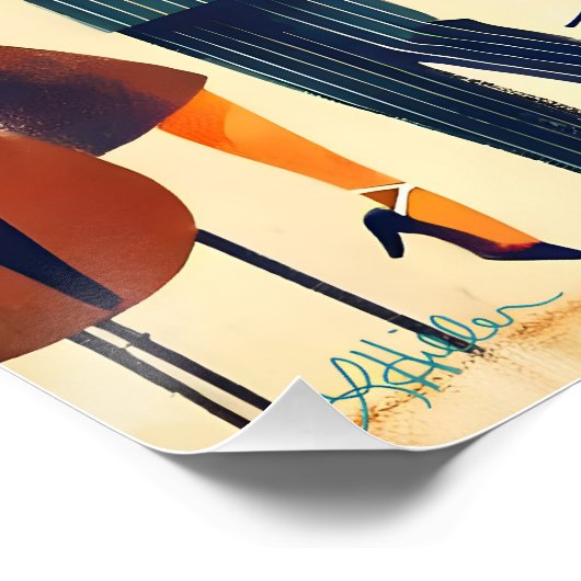 Moderne Martini's uit het midden van de eeuw bij d Perfect Poster (Hoek)