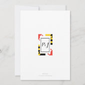 Moderne Maryland Vlag Trouw Uitnodiging (Achterkant)