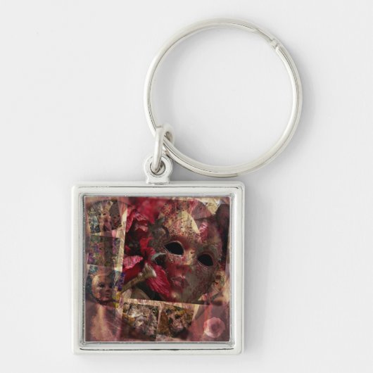 Moderne maskers sleutelhanger (Voorkant)