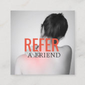 Moderne massage Therapist foto Referral (Voorkant)