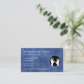 Moderne Massage Visitekaartjes (Staand voorkant)
