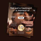 Moderne Massagespa Promotie Flyer