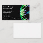 Moderne massagetherapie uniek visitekaartje (Voorkant / Achterkant)