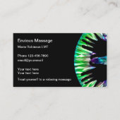 Moderne massagetherapie uniek visitekaartje (Voorkant)