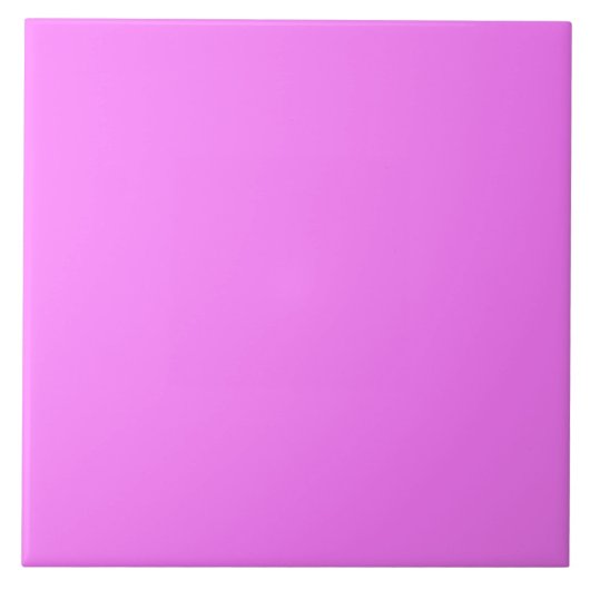 Moderne massief lichtroze Magenta keramische Tegel Tegeltje (Voorkant)