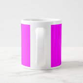 Moderne massief roze magenta specialiteit Mok (Achterkant)