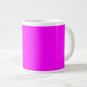 Moderne massief roze magenta specialiteit Mok (Voorkant rechts)