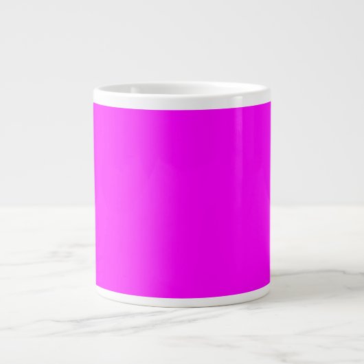 Moderne massief roze magenta specialiteit Mok (Voorkant)