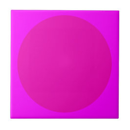 Moderne massief roze magenta wanddecoratie | Trend Tegeltje