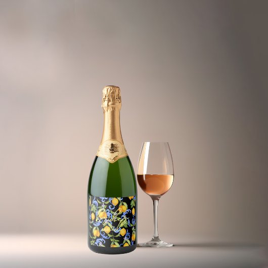 Moderne Matching Bruidsmeisjes Bachelorette Party  Sparkling Wijnetiket