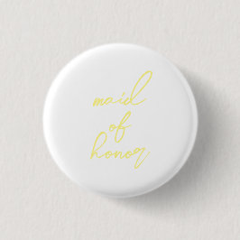 Moderne Matching Maid of Honor vrijgezellenfeest | Ronde Button 3,2 Cm