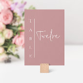 Moderne Mauve bruiloft Kaart