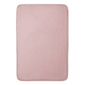 Moderne mauve roze effen kleur badmat (Voorkant Verticaal)