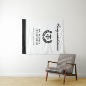 Moderne MD Doctor of Medicine Medische Afstudeerce Wandkleed (In Situ (horizontaal))