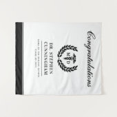 Moderne MD Doctor of Medicine Medische Afstudeerce Wandkleed (Voorkant (horizontaal))