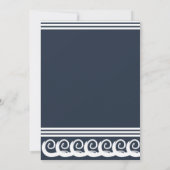 Moderne Meander uitnodiging (Achterkant)